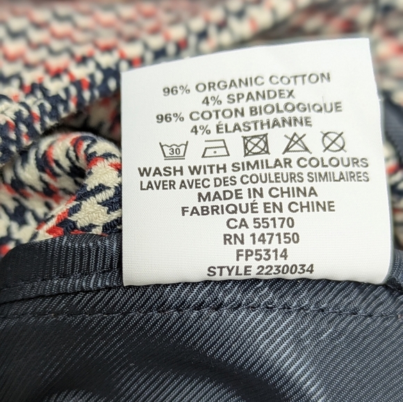 Frank & Oak women's houndstooth mini skirt size M - Picture 11 of 11